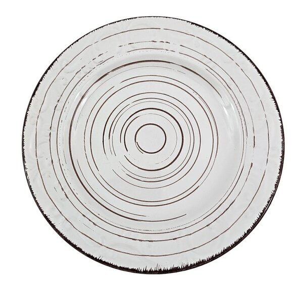 Pfaltzgraff Trellis White 8” Stoneware Salad Luncheon Plates – Set of 3 - Picture 3 of 10